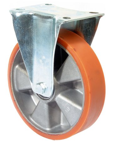 Bockrolle L410.B90 Rad Ø 200mm 300kg, St ahl verzinkt - BS ROLLEN