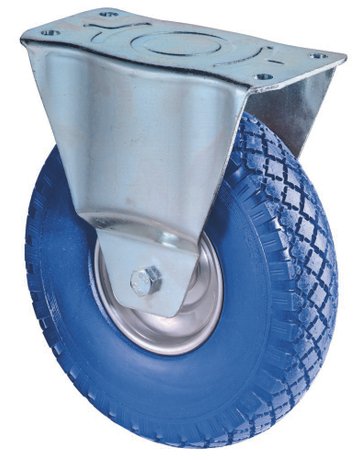 Bockrolle 260mm L410.C91 Pl.,pannensiche r blau,RL L410.C91.262 - BS ROLLEN