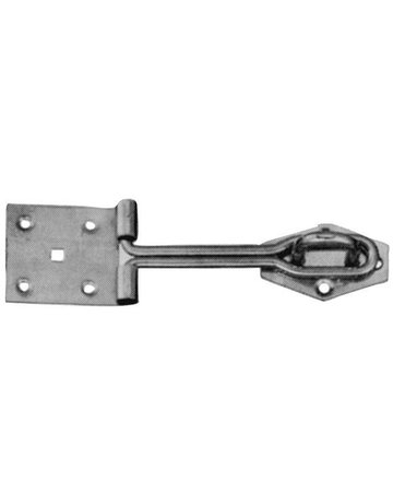 Überfalle leichte Ausführung verzinkt 140mm mit Öse - Neutral