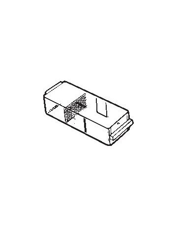 Ersatzschublade Typ150-0 B55xT153xH41 mm transparent RAACO