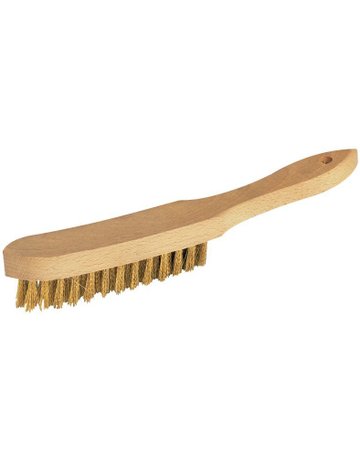 Messing-Drahtbürste 4rhg. FORTIS