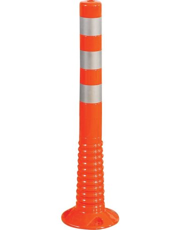 Flexipfosten 1000mm, Ø 80mm, orange - TEMKA