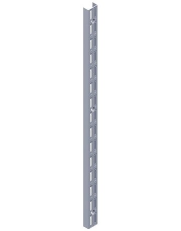 Wandschienen silberfarbig 2 rhg. 2000mm - n.a.