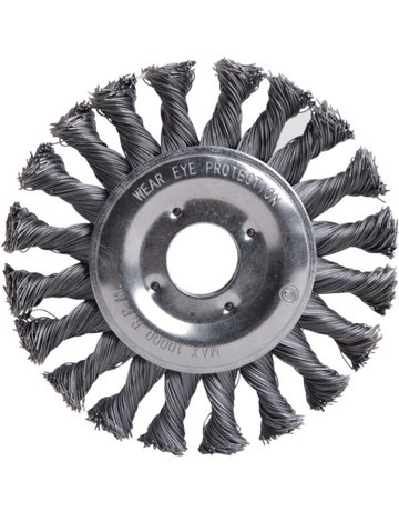 Rundbürste Stahldraht 115x0,5mm gezopft FORTIS