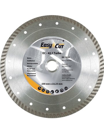 Trennscheibe Diamant EC-42.1 230x2,6x10x 22,23mm CEDIMA