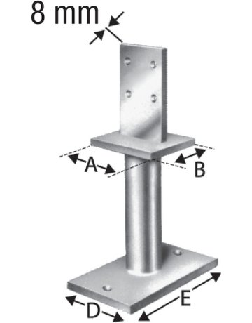 SST Stützenfuß PISB260G-B SIMPSON Strong -Tie - SIMPSON Strong-Tie