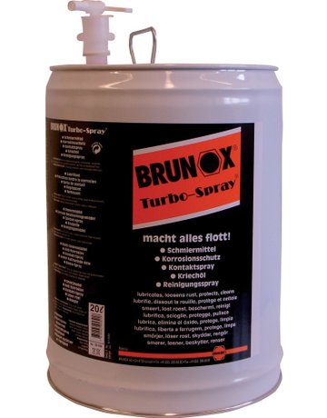 Brunox Turbo Spray 20L Kanister inkl. Ha hn - Turbo-Spray
