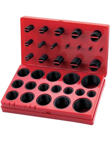 O-Ring-BOX H, NBR 70, metrisch, 386 Stüc k 30 Abmessungen, 3x2 bis 44x4 - Neutral