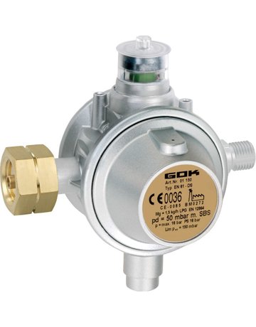 Niederdruckregler Propan Typ EN61-DS PS 16 bar GOK