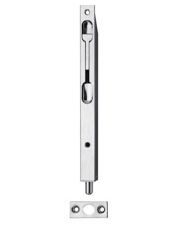 Rohrkantrieg, 20x400x15mm schräg,m.Hebel ST,silber - DENI