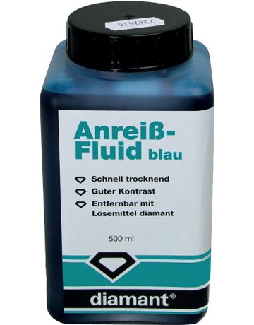 Anreiß-Fluid 500ml blau DIAMANT