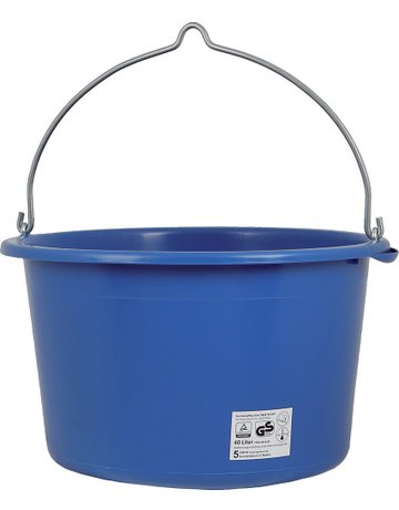 Mörtelkübel 40 L, kranbar blau - Neutral