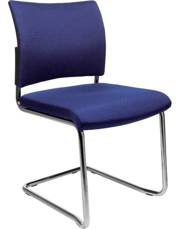Bes.-Stuhl Visit20 mit Polster,blau - n.a.