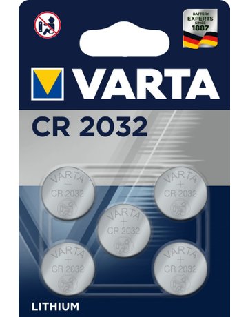 Batterien Lithium CR2032 5er Blister - VARTA