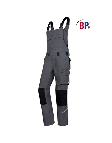 Latzhose 1804 720, Gr. 54,dunkelgrau/sch warz - BP
