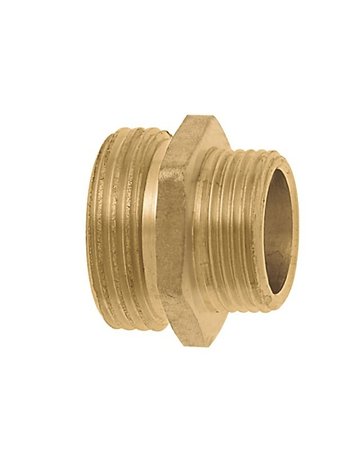 GEKA Gewindenippel MS 6kt., 2xAG G1.1/4" ", SB