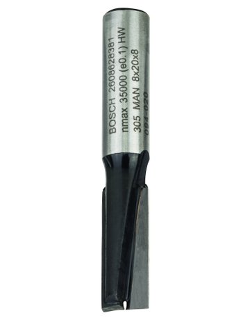 HM-Nutfräser 2-schneider Ø 8,0 mm Bosch