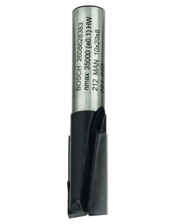 HM-Nutfräser 2-schneider Ø 10,0 mm Bosch