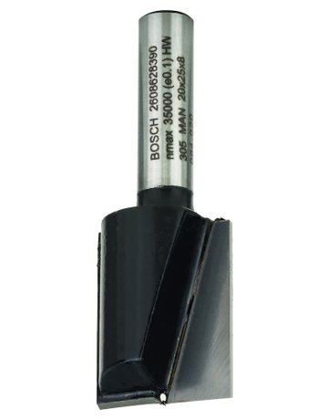 HM-Nutfräser 2-schneider Ø 20,0 mm Bosch