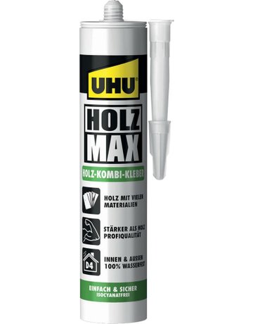 UHU HOLZ MAX Kartusche Holz-Kombi-Kleber 380g