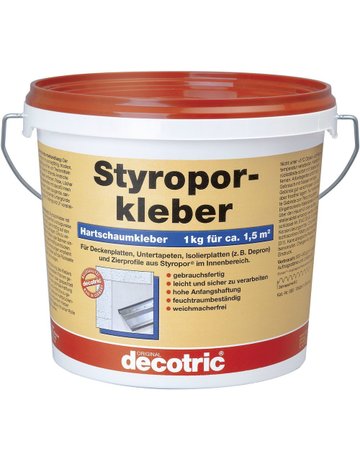 Styroporkleber 1 kg gebrauchsfertig deco tric - decotric