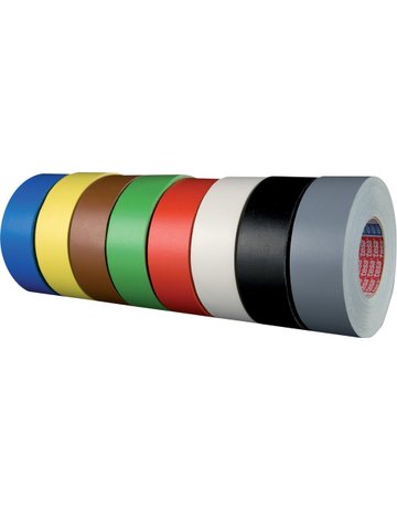 Gewebe-Klebeband 4651-55 kunststoffbesch ichtet 50mmx50m grau tesa