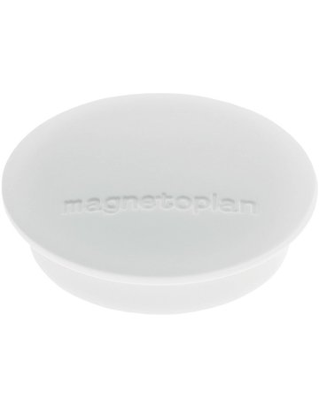 Magnet D34mm VE10 Haftkraft 1300 g weiss - Magnetoplan