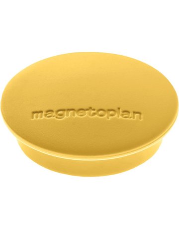 Magnet D34mm VE10 Haftkraft 1300 g gelb - Magnetoplan