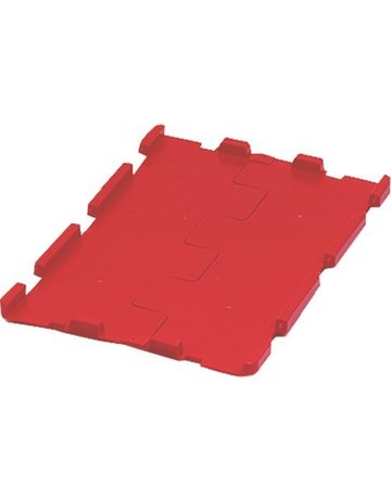 Klappdeckel rot für VTK / D400K,rot B400 xT300 mm VE 4 St. LA-KA-PE