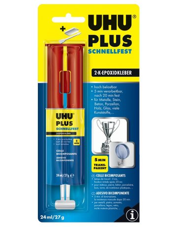 UHU plus schnellfest 2K-Spritze 24ml/27g