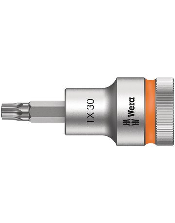 Schraubendrehereinsatz 1/2"" T30 x 60 mm m. Haltefkt. - Wera