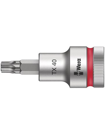 Schraubendrehereinsatz 1/2"" T40 x 60 mm m. Haltefkt. - Wera