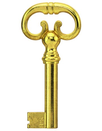 Möbelschlüssel IC 8x6 40 mm brüniert - JuNie