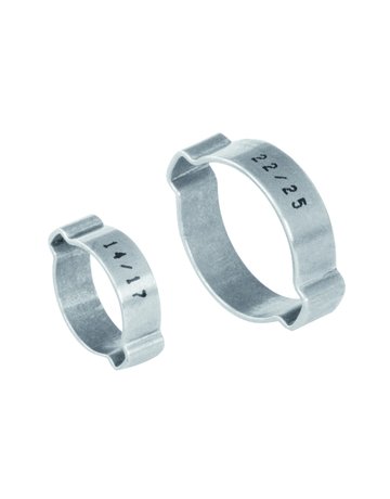 NORMAClamp Ohr-Klemme 2-Ohr-Klemme 20-23 W1 Stahl verzinkt