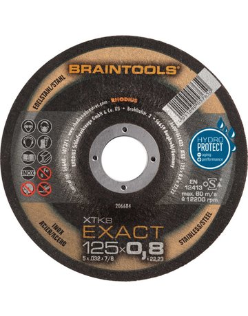 Trennscheibe XTK8 EXACT 125 x 0,8mm gekr . Rhodius