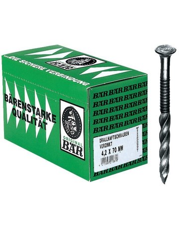Drallhaftschraube galZn 4,6x 85 a 1,0kg BÄR