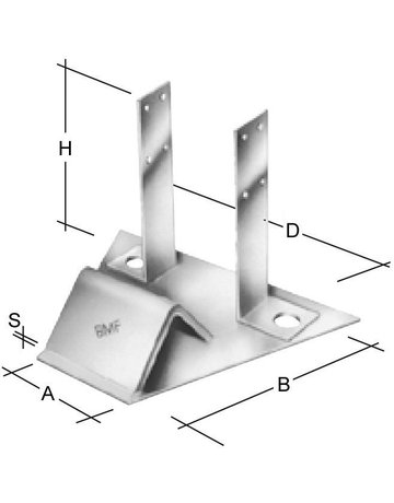 SST Sparrenhalter SHB100G-B SIMPSON Stro ng-Tie - SIMPSON Strong-Tie