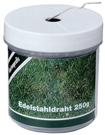 Edelstahldraht in Dose a 250 g 1,00 mm c a. 40 m E-FLOR