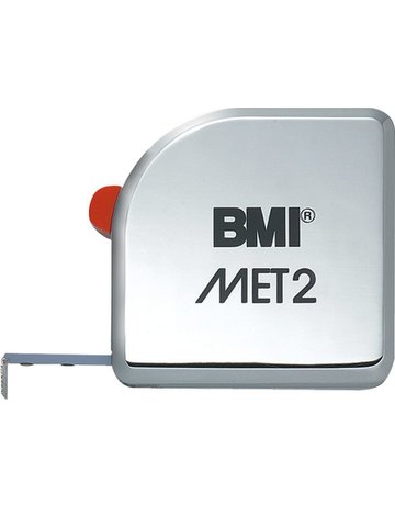 Taschenbandmaß MET2 3mx13mm weiß BMI