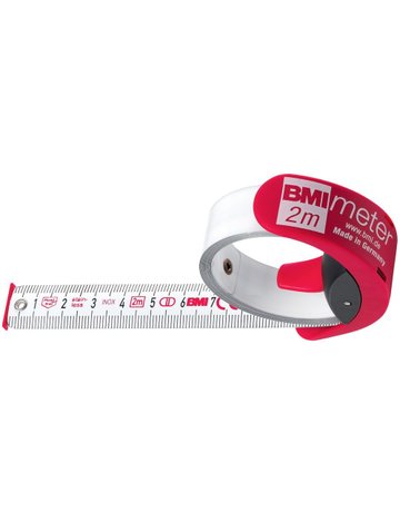 Taschenbandmaß BMImeter 3mx16mm weiß BMI