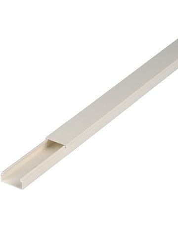 Kabelkanal 40x40mm, 2 m grau REV