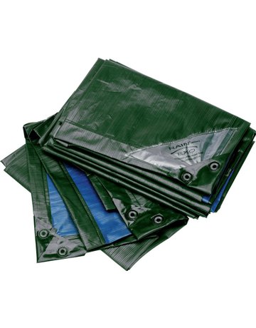 Rainexo - Abdeckplane 150g/qm, 1,5x6m, g r/bl