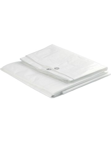 Bändchengewebeplane PE 160 g/qm, 8 x 10 m - Neutral