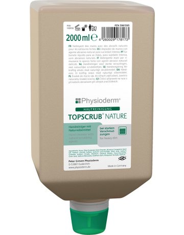 Topscrub nature 2000 ml Varioflasche Han dreiniger Naturreibem. Physioderm