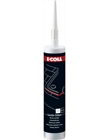 Sanitär-Silikon 310ml weiß E-COLL