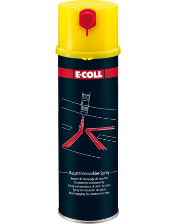 Baustellenmarkierspray 500ml gelb E-COLL