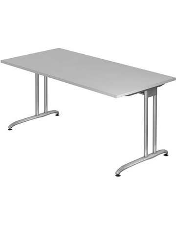 Schreibtisch lichtgrau 1600x800 mm