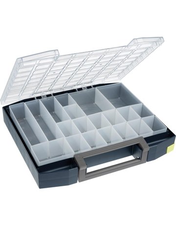 Sortimentskoffer Polycarbonat boxxser 80 8x8-20 blau raaco