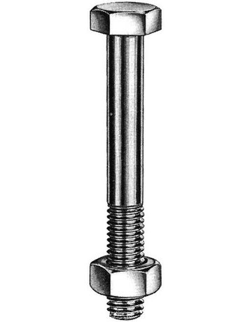 Bauschrauben Mu gal.verzinkt M16x600 HP - E-NORMpro