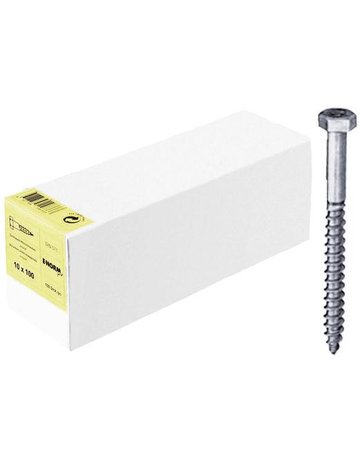 Schlüsselschraube DIN 571 10x 90 verzinkt - E-NORMpro